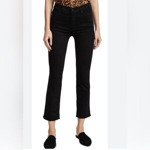 Mother Crop Black Women's Jeans